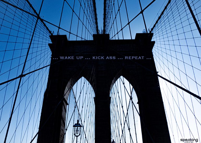 Brooklyn bridge perspective